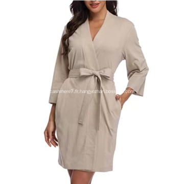 Robe super doux en coton pour femmes